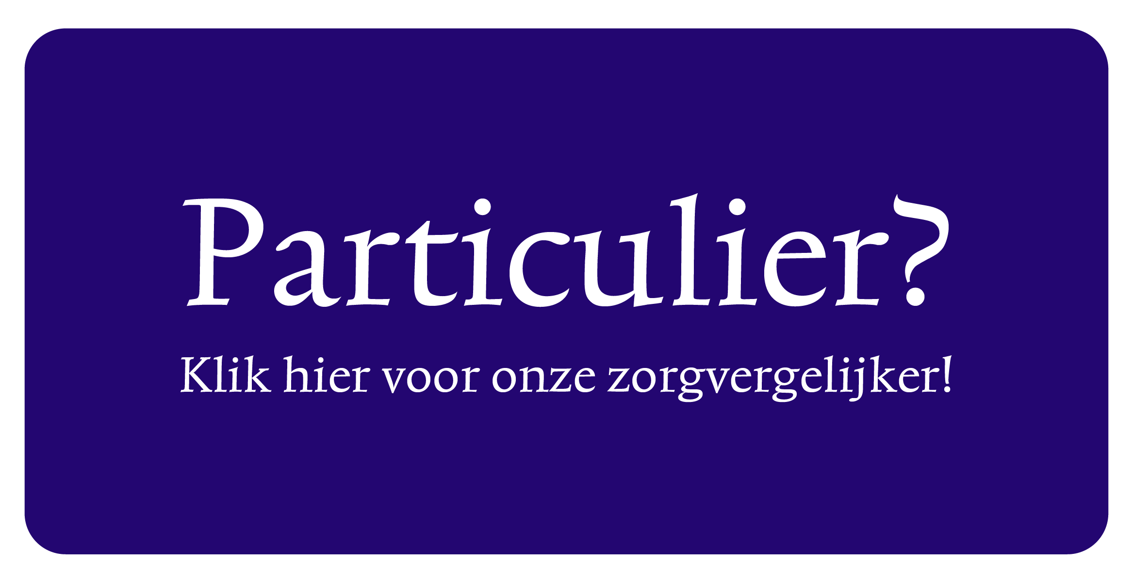 Particuliere zorgvergelijker