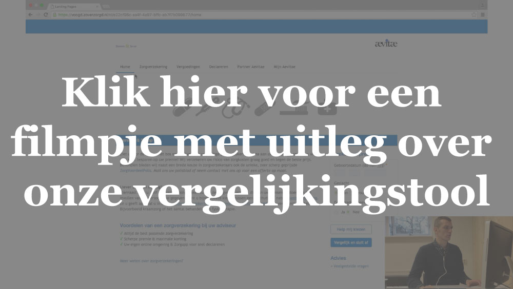 De zorgverzekeringsvergelijker uitgelegd